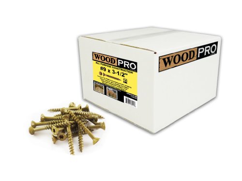 WoodPro Fasteners AP9X312-1M T25 1000-Count 9 by 3-1/2-Inch All Purpose Wood Construction Screws - Thumbnail 2