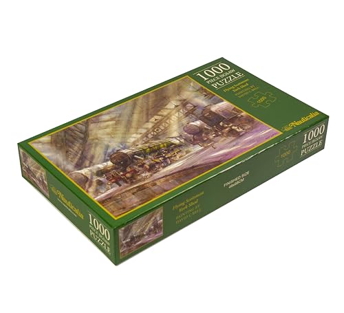 Nauticalia Flying Scotsman at York Shed by David Bell 1,000-piece Puzzle, Multicoloured, 48x68cm - Image 3