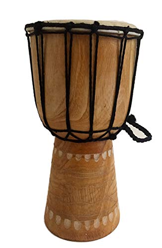 Jive JV-1256-012 Djembe Drum Bongo Congo African Drum -Med Size- 12 Inch High X 5 Inch Drum Head thumb #4