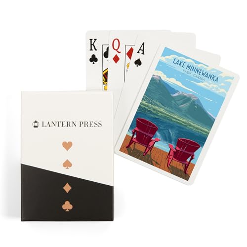 Baraja Poker Lake Minnewanka 52 Cartas para Adultos