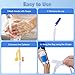 DOKIBI 1000ml Catheter Leg Bags, Urinary Drainage Bag for Men Women with Anti-Reflux Valve, 18” Tubing and Adjustable Cloth Straps, Easy Flip Drain (Pack of 5)