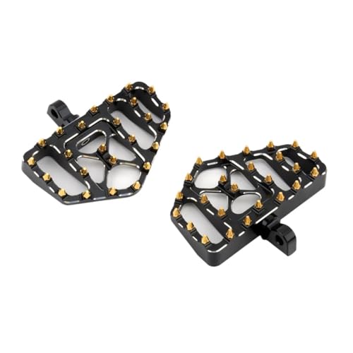 Cale pied moto plat large, pédales custom pour moto chopper et touring 88