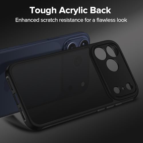 Image of ivoler 3-in-1 Case for iPhone 17 Pro Max 6.9 inch, Matte Black