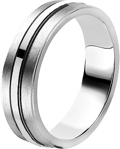 Alliances Argent Orphelia Unisexe OR9844/6/A1/54 - Bague de Mariage Classique