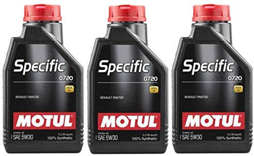 Image of Motul Specific 0720 5W30 C4 Fully Synthetic Engine Oil RN0720 MB 226.51, 3 Litres