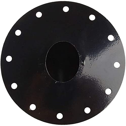 45 Degree Bend 12-Bolt 5.51" Outside Diameter Fuel Cell Gas Tank 1.5" Remote Fast Fill 2.75" Filler Neck&Cap Black #TOP6