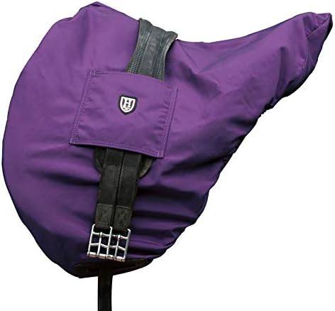 Harrison Howard Premium Waterproof/Breathable Fleece-Lined Saddle Cover Regal Purple