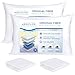Mediflow Fiber: The First & Original Water Pillow, clinically Proven to Reduce Neck Pain & Improve Sleep. Therapeutic, Ideal for People Looking for Proper Neck Support