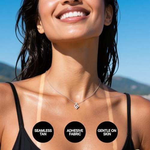 Image of 5-Pack Brazilian Self Tanning Bikini Tape for Flawless, Adhesive Bikini for Spray Tan Solution, Streak-Free Tan Lines - Gentle, No-Slip Fit for Sun, Spray & Bed Tanning - Sticker bikini for tanning
