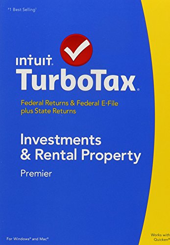 Intuit 424558 Turbotax 2014 Premier Investments And Real Estate Federal/State 2014 Pc/Mac Cd/Dvd/Old Version cover