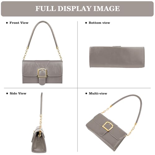 Image of Shoulder Bag for Women, Vegan Leather Classic Crossbody Purses Handbags, Trendy Hobo Bag Tote Purses for Women