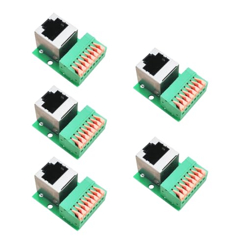 5 RJ45 ڑ[qu[NAEg 8P8C X - 8s A_v^[ NCbNvX^Cv ͂񂾂ȂC^[tF[XRlN^[ PCB{[ht