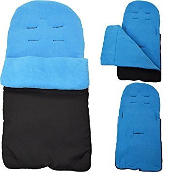 Footmuff/Cosy Toes Compatible with Silver Cross Turquoise