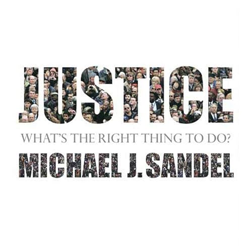 Justice Audiolibro Por Michael J. Sandel arte de portada