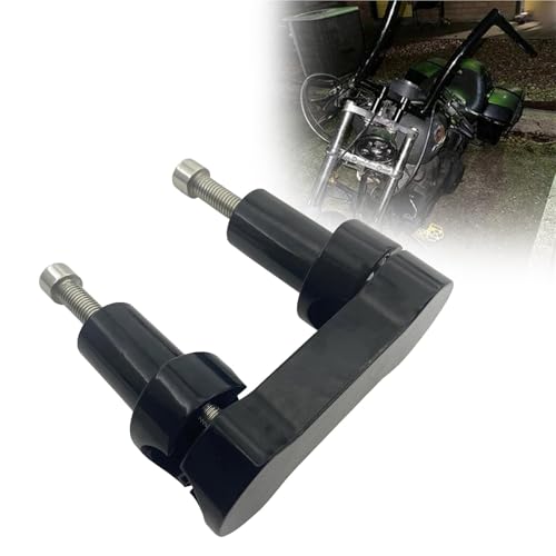 Rehausseur de guidon 3" en aluminium usiné pour finition custom épurée