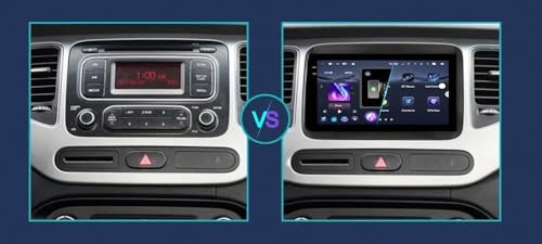 Carplay y Android Auto inalámbricos en pantalla 2 DIN para Kia Carens 2013-2018 2