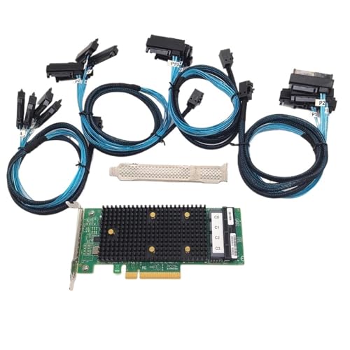 430-16I LSI SAS3416 carte HBA PCIe avec câbles de liaison SFF-8643 SAS
