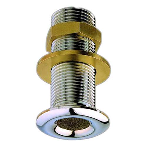THRU HULL FITTING CHR.PLATED BRASS1''1/4