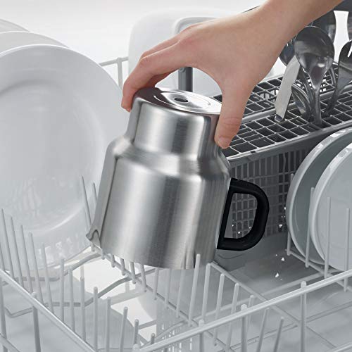 SEVERIN Emulsionador de leche por inducción, espumador eléctrico que no quema la leche, jarra espumadora apta para el lavavajillas, acero inoxidable cepillado/negro, SM 3583 - Imagen 6