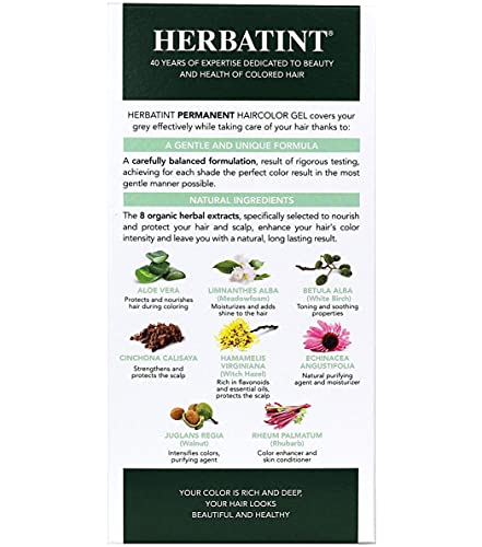 Herbatint Gel Tinte Permanente 6D Rubio Dorado Oscuro 135 mL miniatura 3