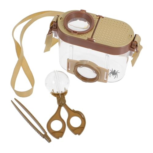 EPIGEIST 昆虫観察キット 用 素材 虫捕まえる容器 拡大鏡付き 実験 男の子 女の子向け 自然探検ツール 小学生向け観察ケース