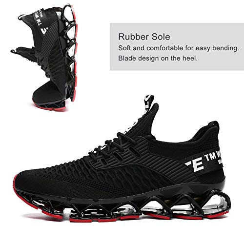 Vooncosir Men's Fashion Sneakers Breathable Mesh Running Shoes Blade Non Slip Soft Sole Casual Athletic Walking Shoes2