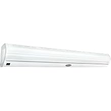 DuraSteel Wall Mounted Air Curtains for Doors Commercial - 60 Inch White Fly Fans - Super Power Over Door Fan with MS Switch - Sliding Under Door Fans to Move Air Curtain Blower Keep Flies Bugs Out