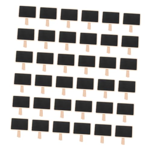 SHINEOFI 50 Pizarrones en Miniatura de Doble Cara para Letreros de Madera para Fiestas Bufés Cocinas