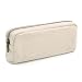 Pencil Pen Case, Dobmit Big Capacity Pencil Pouch Canvas Makeup Bag for Girls and Boys Durable Office Stationery Organizer - Beige