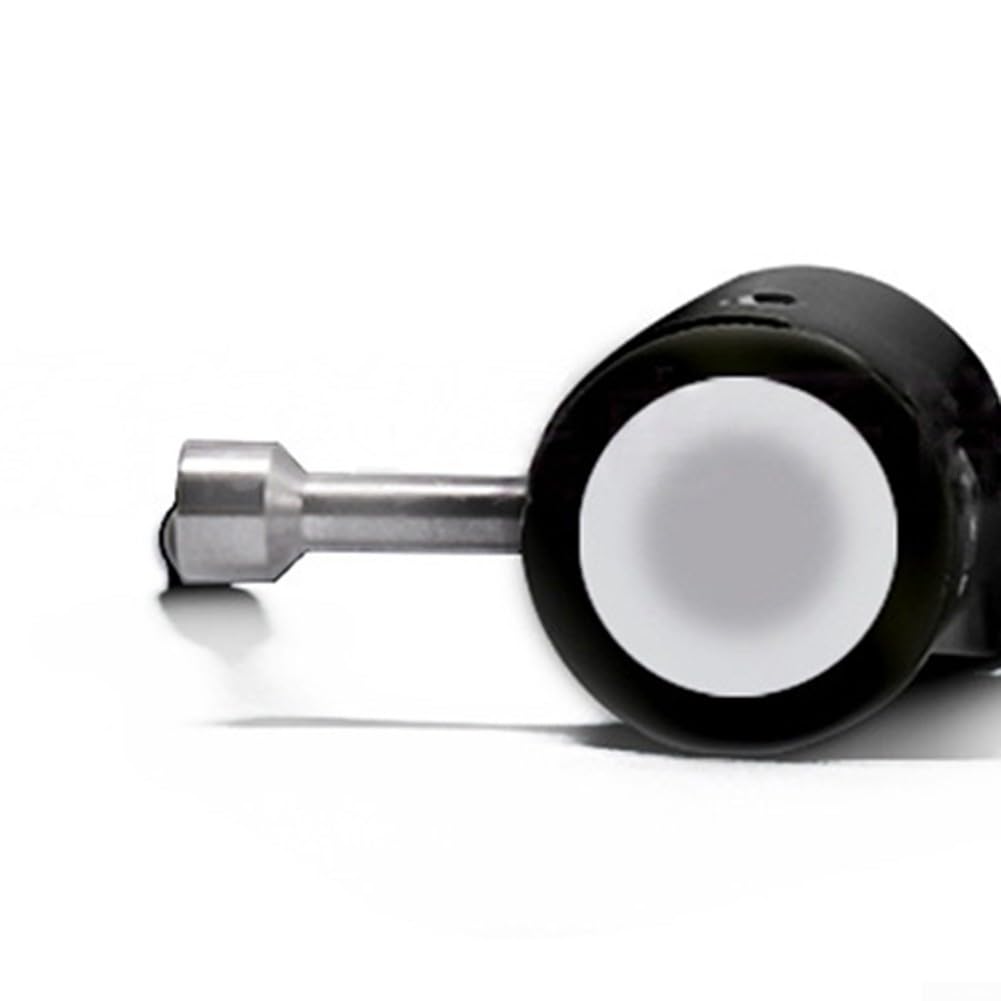 Braccio per braccio in metallo di alta qualità, compatibile con giradischi Lp, migliora l'esperienza di ascolto del vinile riducendo i danni causati dall'ago, struttura in colore argento (nero)