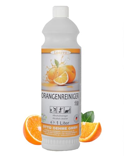Lorito Orangenreiniger 150 Universalreiniger 1L - Allzweckreiniger mit Frischeduft, Sanfter & kraftvoller Orangenölreiniger für Küche, Bad & Wohnräume