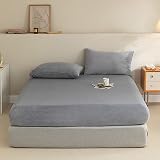 MZP Spannbettlaken Cashmere-Touch Laken Premium Boxspringbett Flanell Spannbetttuch weichem sanftem Gefühl Bettlaken Höhe 30cm (Color : Purple, Size : 120x200+30cm)
