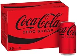Coca-Cola Zero Sugar Soft Drink Multipack Cans 36 x 375mL