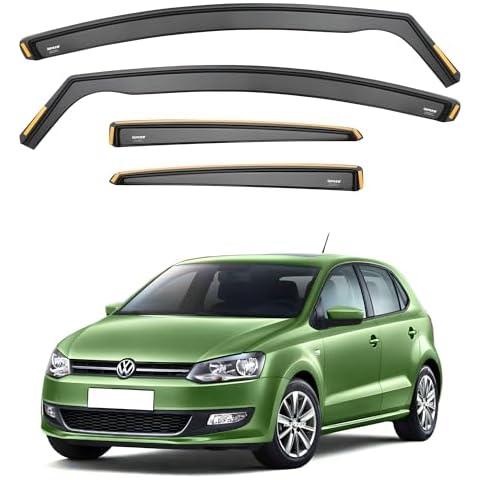 iSpeed Wind Deflectors For VW Polo mk5 2009-2016 5 Door Hatchback 4pc Cover