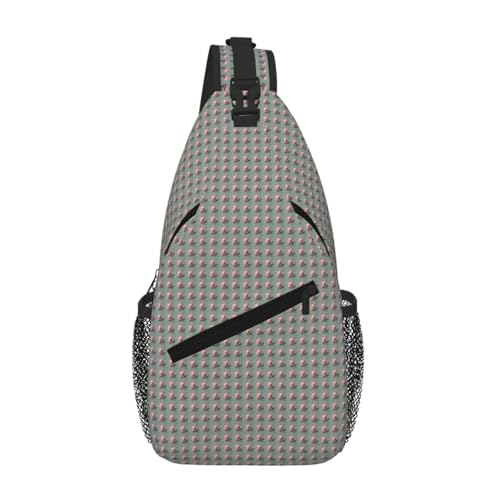 Bolsa de pecho de cerdo rosa para evitar dolor en mochila diaria