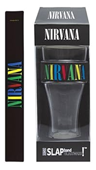 Paperback Nirvana Slap Band Single Pint Glassware: Black Band/Multicolor LOGO Book