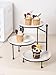 Kanwone 3 Tiered Serving Stand with White Porcelain Plates, Tiered Tray Stand, dessert table display set, 8