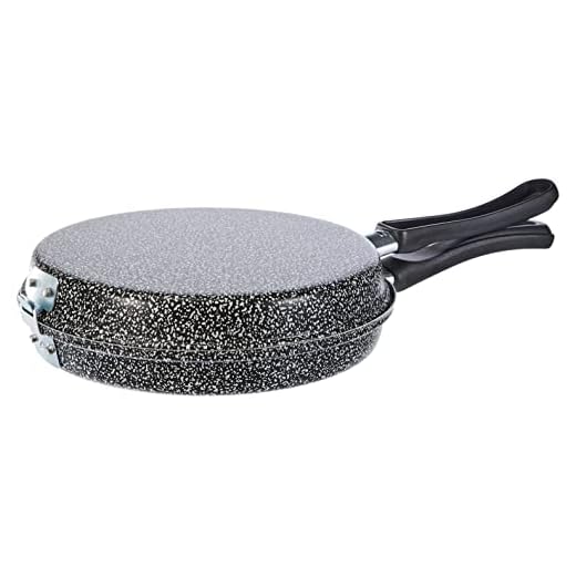 Home Girafrittata Antiaderente, Pietra, Nero/Argento, 22 cm