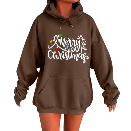 Sweat à capuche femme avec motif graphique chic et grande poche