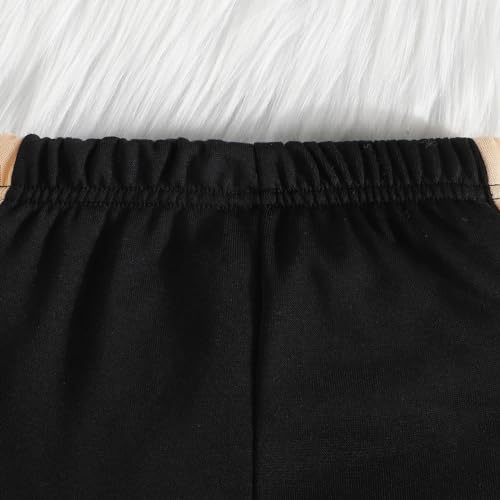 Boy's Fleece Sweatshirts Toddler Infant Baby Boy Clothes Long Sleeve Letter Printed Hoodie for (Blue, 18-24 Months)4