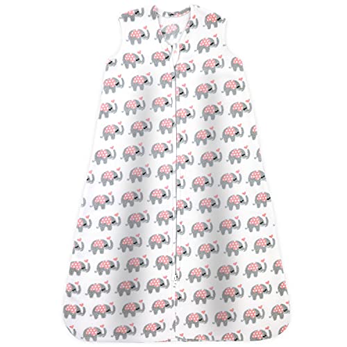 Fleece Sleep Sack 6-12 Months, Baby Micro-Fleece Wearable Blanket, Sleeveless Warm Soft Plush Wearable Blanket with Two-Way Zipper TOG 1, Pink Fleece Sleep Sack 6-12 Months, Baby Micro-Fleece Wearable Blanket, Sleeveless Warm Soft Plush Wearable Blanket with Two-Way Zipper TOG 1, Pink
