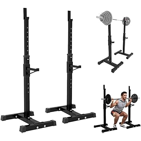 Yinguo Adjustable Squat Rack Portable Dumbbell Racks Stands Cover