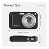 Entry Level Digital Camera 2k, 48 Million Pixels, 32GB Memory, Anti Shake 2.4-inch Screen, Multiple Different Filters (Black)