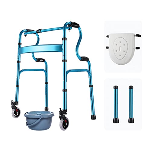 Déambulateur pliable léger à la maison pour sécuriser les déplacements des seniors
