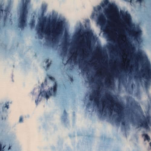 Premium 60" Rayon Spandex Jersey Knit Fabric - Soft, Breathable, 4-Way Stretch for Apparel & Crafts - Versatile Navy #1502 by Texco Inc - 5 Yards