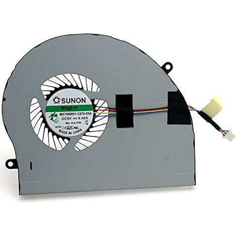 Deal4GO Rechter GPU-Lüfter 0Y0DM6 Y0DM6 Ersatz für Dell Alienware 17 R4 17 R5 P31E Gaming Laptop Cover