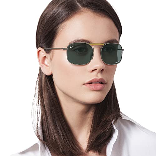 Image of Ray-Ban Unisex Rb8062 Titanium Square Sunglasses
