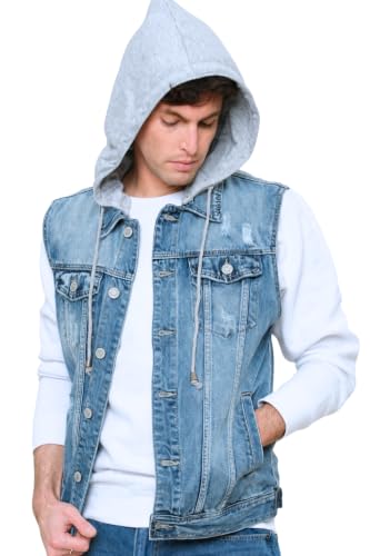 Image of VICTORIOUS Rocker Denim Jean Vest Jacket