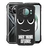 KJYFOANI Cover Compatibile con Doogee S Cyber PRO (6.58"), Nero Morbido Silicone Ultra Sottile TPU Gel Protezione Case, Anti-Graffio Antiurto Bumper Custodia - DU06