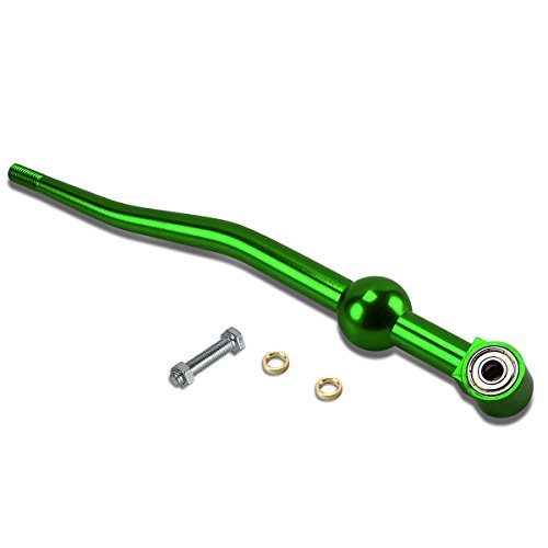Auto Dynasty Compatible with Civic/Del Sol/CRX/Integra Dual Bend Manual Transmission Racing Short Throw Shifter (Green)